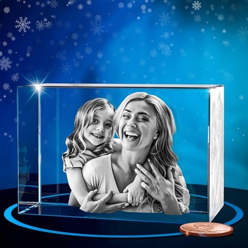ArtPix 3D Crystal Photo, Christmas Personalized Gifts for Wife, W...