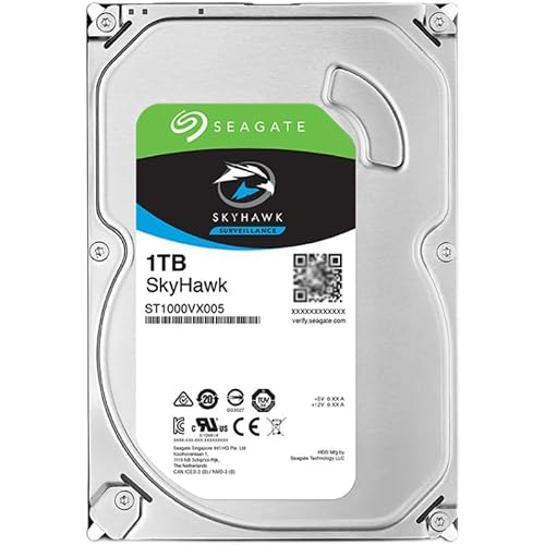 SEAGATEs SkyHawks 1TB Ѕurvеa||апсе Internal Hard Drive HDD 3.5 Inch HDD ST1000VX005 5900rpm 64MB Cache