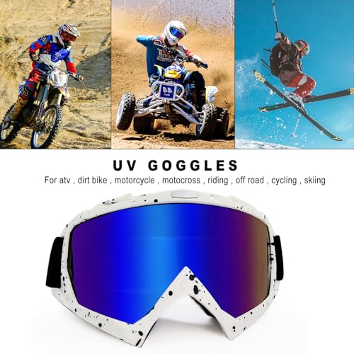 Image of Dirt Bike Goggles Motorcycle ATV Glass Riding Four Wheeler Offroad Mx Racing Helmet Goggles