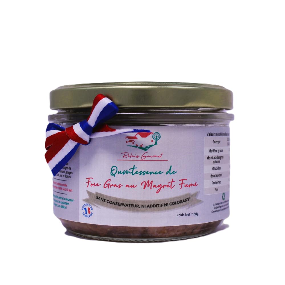 Cofre La Rhune – Relais Gourmet | Foie Gras Entero Natural, Foie Gras al Armagnac, Aperitivo Gourmet al Armagnac, Quintessence de Magret Ahumado y Champagne | Sin Conservantes, Aditivos ni Colorantes