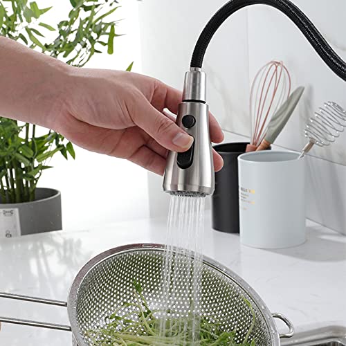 Robinet d'évier de cuisine à douchette extractible pour éliminer les résidus difficiles