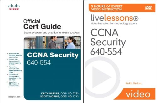 CCNA Security 640-554 Official Certification Guide + Livelessons Pck Har/CD Edition