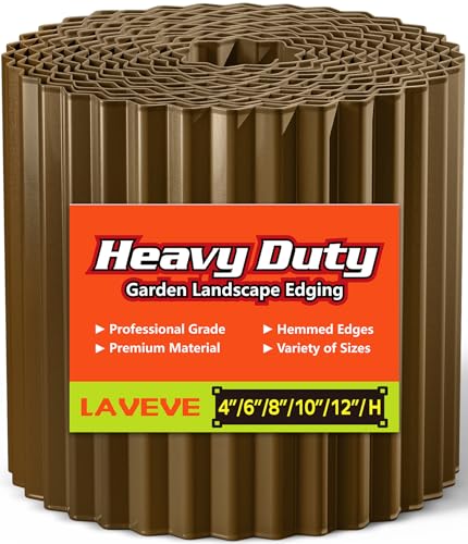 LAVEVE Corrugated Metal Garden Edging