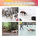 IIJIJO Dog Sledding Harness,Reflective Pet Sledding Skijoring Harness Waterproof Big Large Dogs Weight Pulling Vest for Pet Training(Red,2XL)(Blue,Medium)