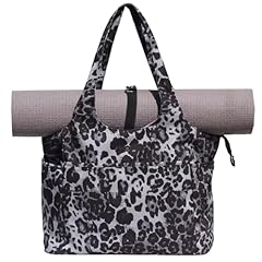 Canvas Black Leopard Print