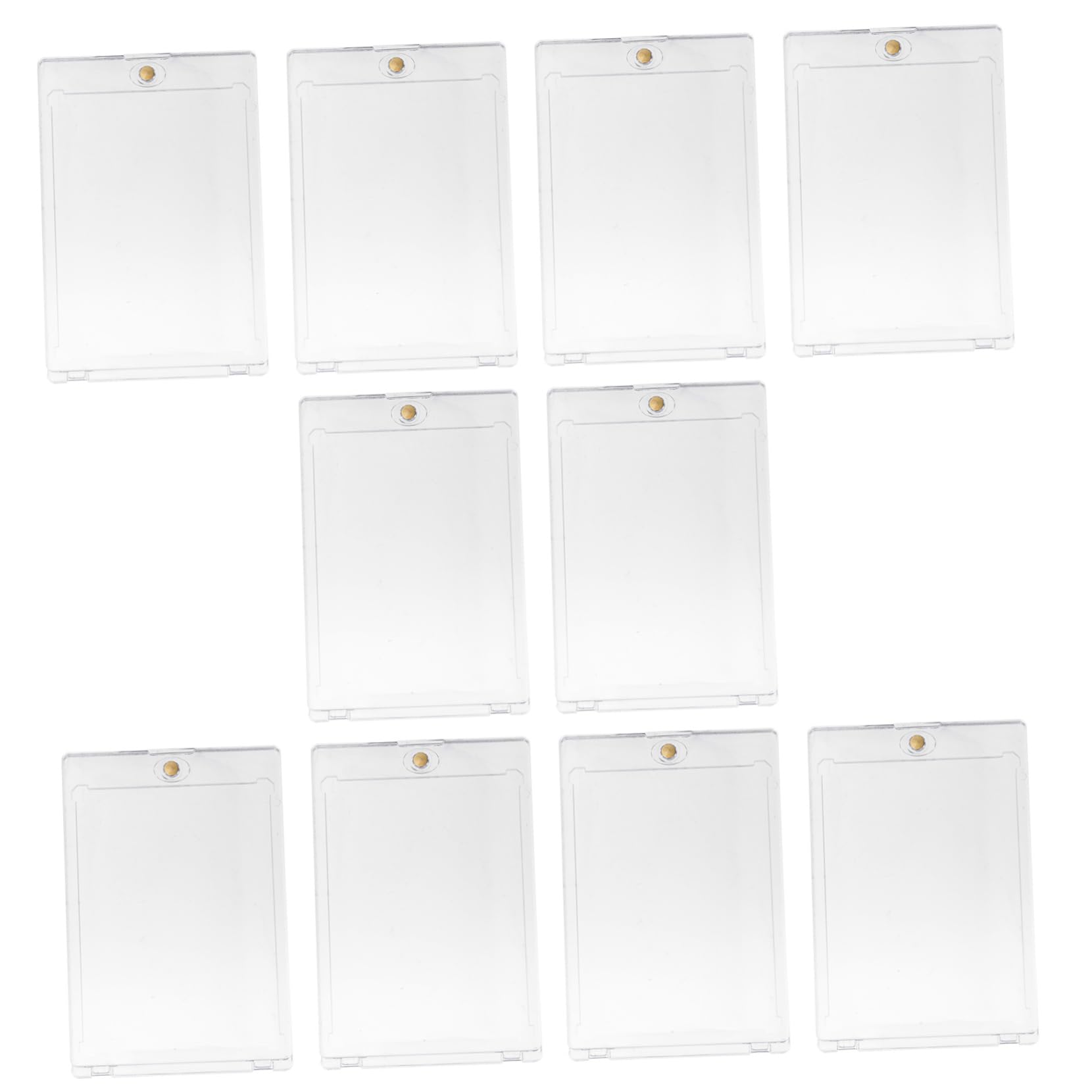 KOMBIUDA 10 Sztuk Magnetyczne Pudełko Na Karty Etui Do Przechowywania Kart Handlowych Magnetyczne Etui Na Karty Magnetyczne Uchwyt Na Karty Gry Organizer Etui Do Przechowywania Uchwyt Na