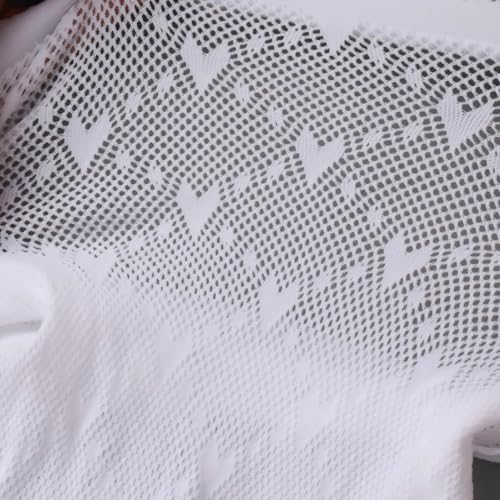 Image of Lace Tights Black White Patterned Tights for Women Fishnet Stockings for Women Halloween Costumes Parties