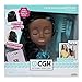 CGH Cute Girls Hairstyles! Styling Head - Black Wavy Hair Doll