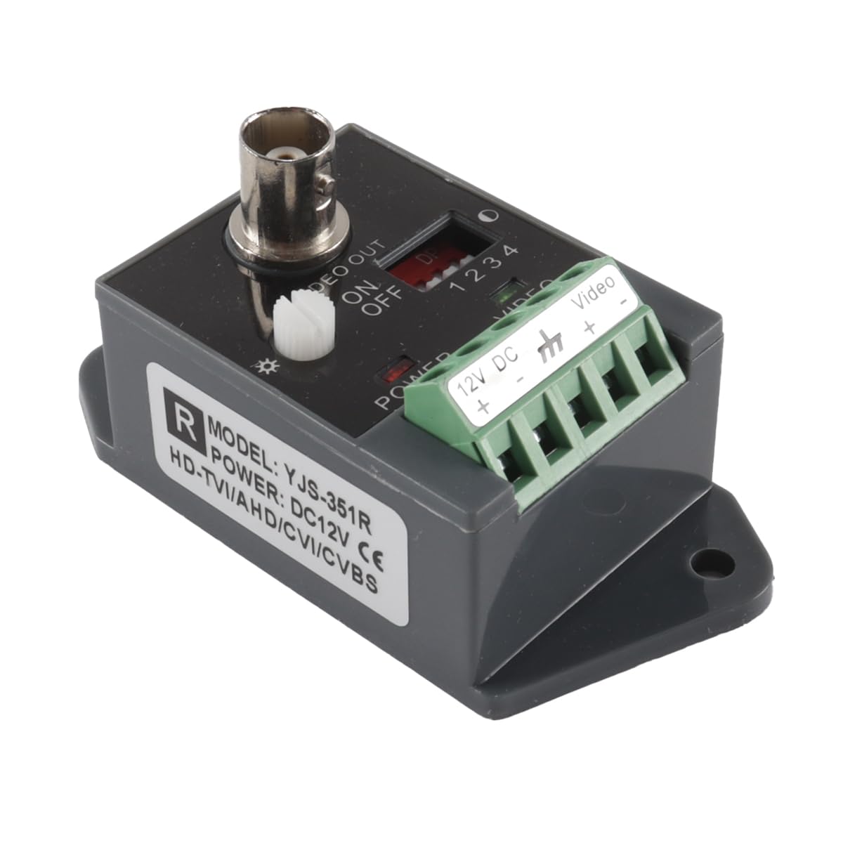Orivin Single-Channel Active Video Balun for CCTV HD-TVI CVI AHD Active HD Video Transceiver - Image 3