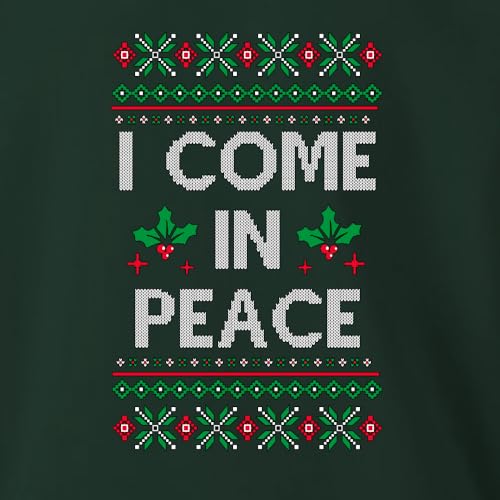 Wild Bobby I Come in Peace Funny Matching His and Hers Couples Sweatshirt Ugly Christmas Matching Couple Crewneck Sweater3