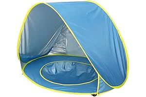 MEMOVAN Baby Tent with Pool for Beach - Portable Sunshade Canopy