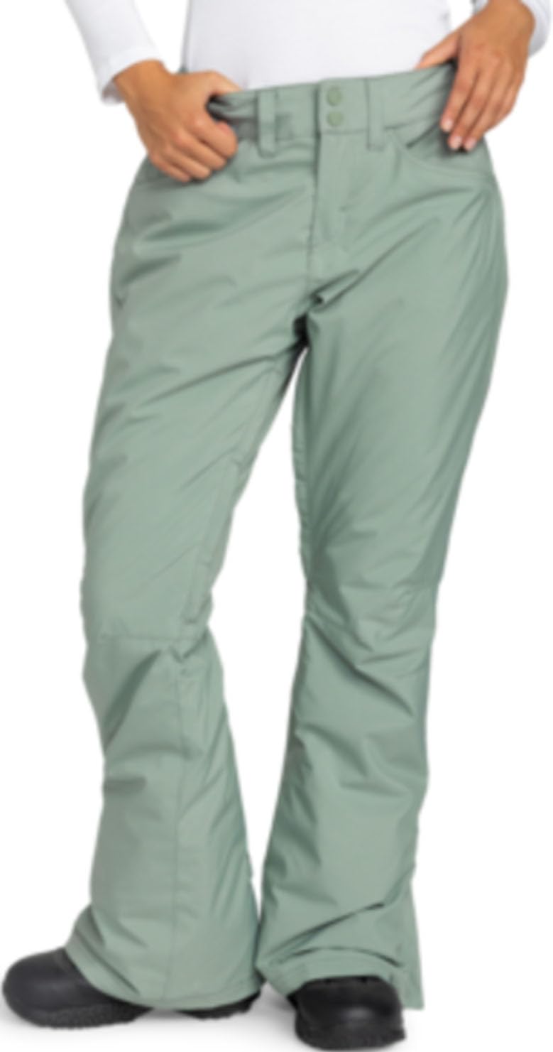 Roxy - Womens Backyard Snow Pants, Color Lily Pad, Size: Large