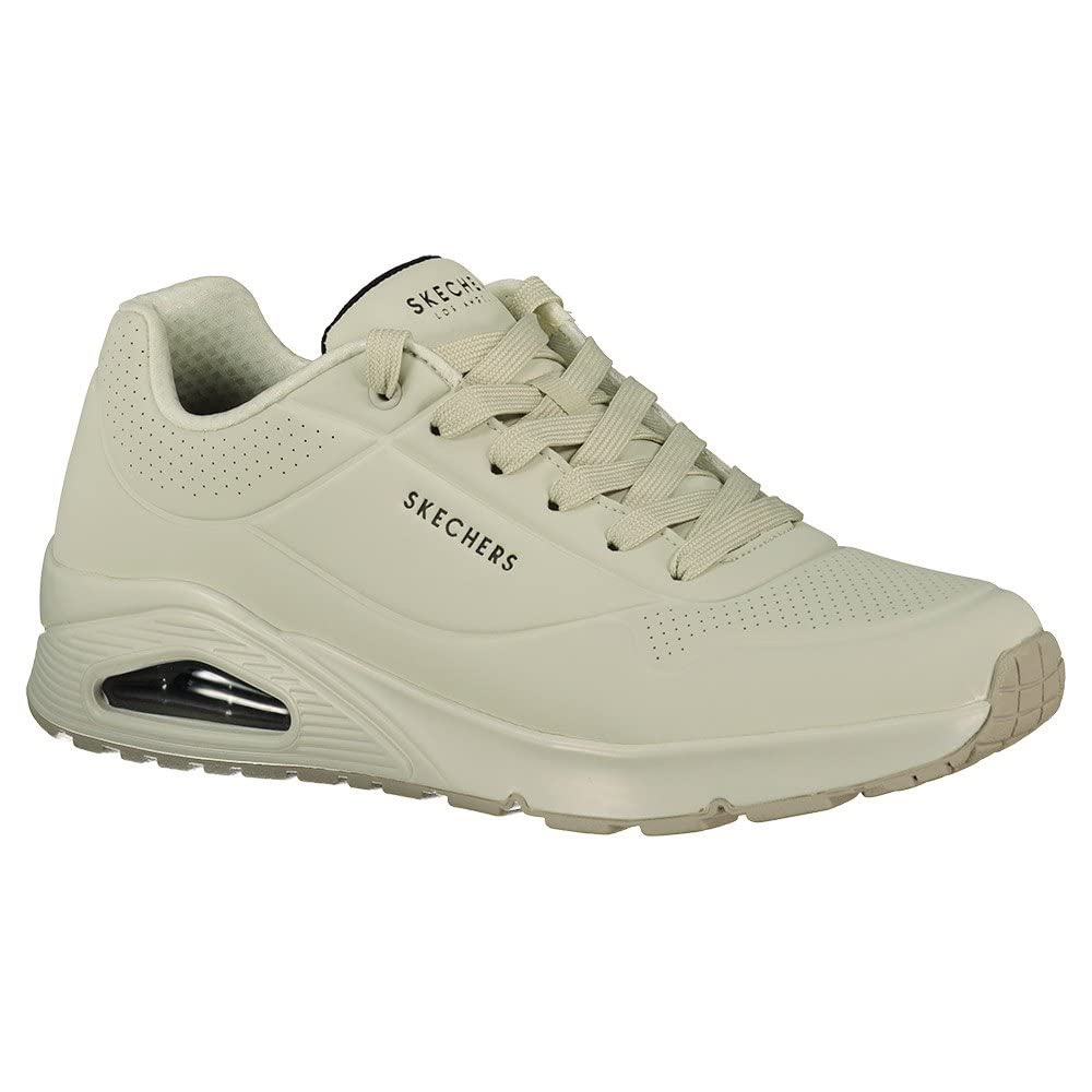 Skechers Uno Stand On Air, Scarpe da ginnastica Uomo, Off White Durabuck Mesh, 42.5 EU