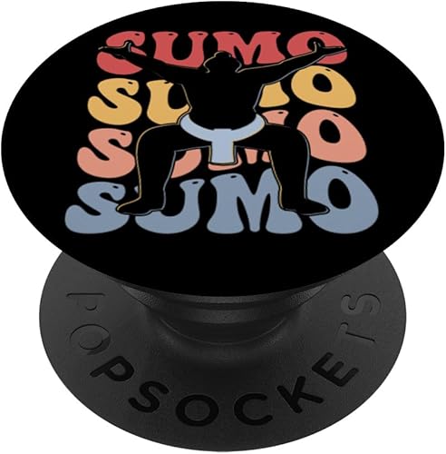 Sumo Groovy Sumo Wrestler Wrestling Lover PopSockets estándar PopGrip