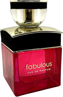 KHALIS FABULOUS for Women, an Oriental Fresh Floral Perfume of Citrus, Greens, Jasmine, Lily of The Valley, Cedar, Musk and Wood Accords 3.4 Oz