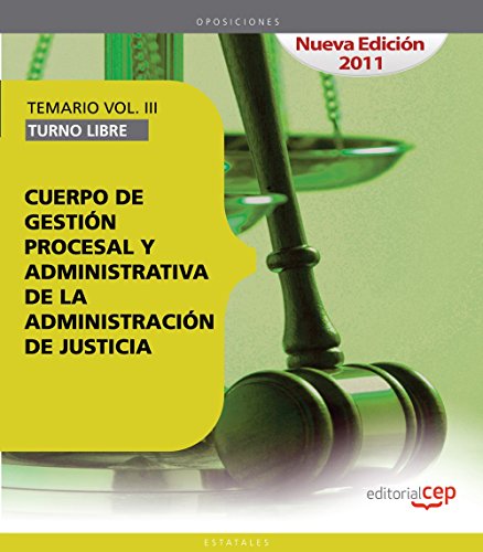 Temario vol iii turno libre cuerpo de gestion procesal y adm