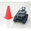 K210 Vision Module & Tracked Tank Chassis(Double Layer) for Arduino Raspberry Pi Jetson Nano ESP32, Touch Control AI Camera, Suspension Shock Absorption Chassis Car Robotic Moving Platform DIY Maker