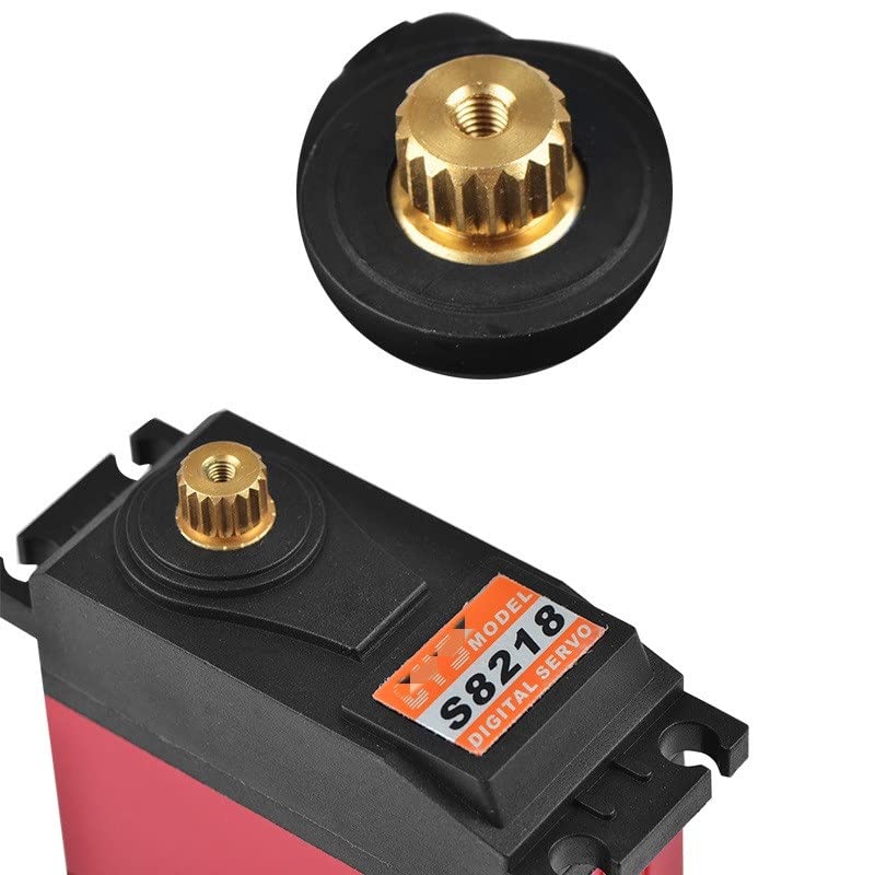 Dla CYS-S821 / 2 / 4pcs 18 40kg Metal Gear Digital 6V-7.4V 0.18s-0.20s / 60 High Torque HV Servo do samochodu 1/5 RC (Size : 4pieces)