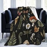 Photo Gallery ksajwzf coperta in flanella con fungo magico vintage, ultra morbida, calda, per tutte le stagioni, con foglie, foresta, decorativa, per viaggi, letto, sedia, auto, divano, camera da letto, 152 x 203 Photo Gallery ksajwzf coperta in flanella con fungo magico vintage, ultra morbida, calda, per tutte le stagioni, con foglie, foresta, decorativa, per viaggi, letto, sedia, auto, divano, camera da letto, 152 x 203