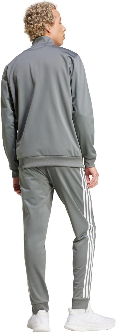 adidas Men's Basic 3-Stripes Tricot Track Suit - Image 3