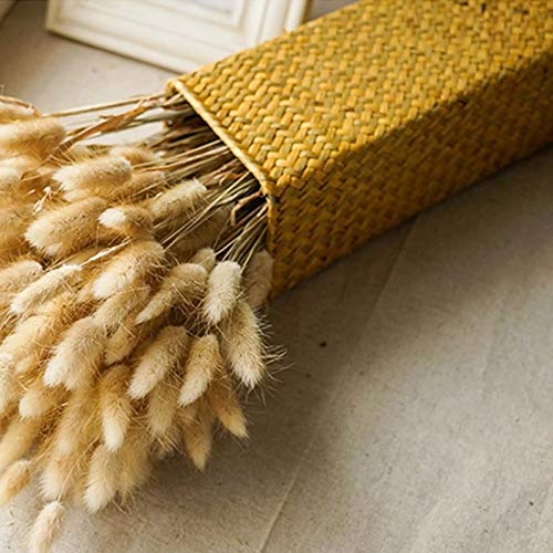Handmade Wicker Flower Basket Organizer Natural Straw Vintage Rattan Vase Home Decorative Desk Storage Container Gift (11X11X30L065S) #TOP4