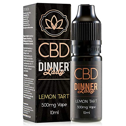 Lemon Tart 10ml CBD Vape e Liquid by Dinner Lady CBD Nikotinfrei 500mg – Bild 3