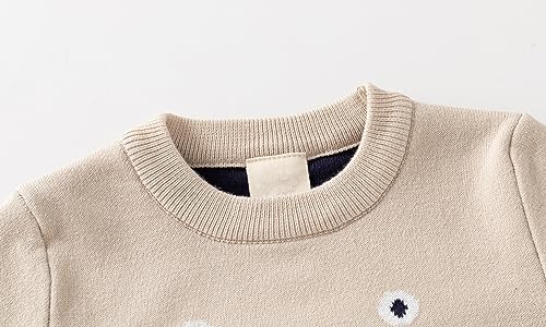 HUAER& Baby Boys Girls Knit Sweater Unisex Cotton Cartoon Animal Pullover Sweatshirt4