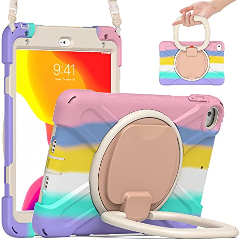 Coque iPad mini 4 antichoc pour éviter les écrans cassés des enfants rose