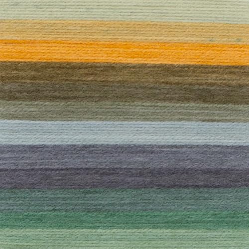 Image of Lion Brand Yarn, Mandala DK Lightweight Yarn for Knitting, Crochet, and Crafts, Werewolf, 1 Pack, Self-Striping Acrylic Fiber for Baby Blankets, Multicolor Shawls and Variegated Cardigans