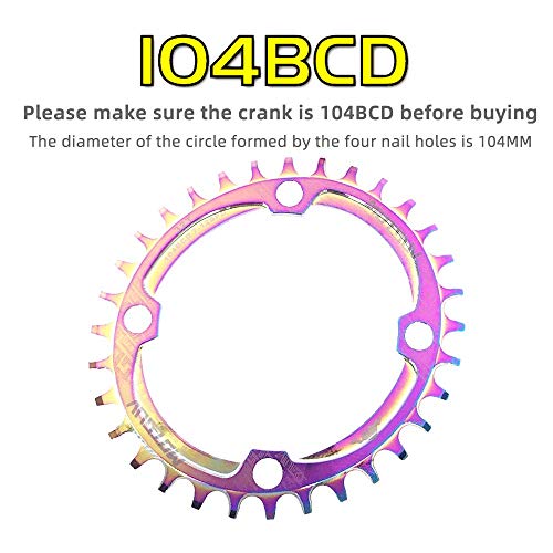 image for VXM 104BCD Chainring 32T 34T 36T 38T【2021 New Electroplating Process