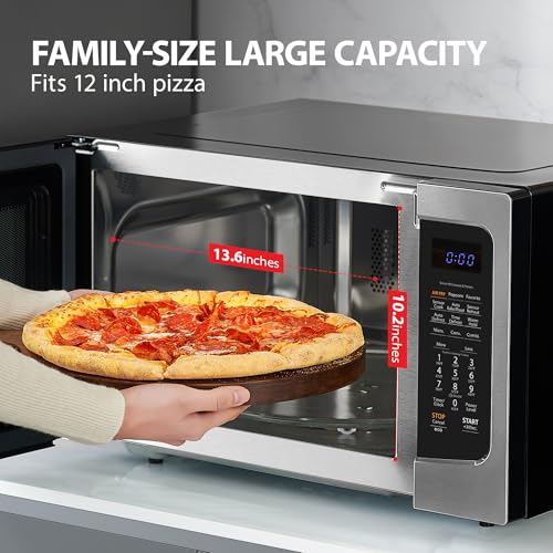 image for Toshiba Air Fryer Combo 4-in-1 Countertop Microwave Oven, Smart Sensor