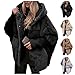 ERTUPE Oversized Hooded Puffer Coat for Women Lightweight Patchwork Padded Down Jacket Coats Winter Warm Casual Outerwear