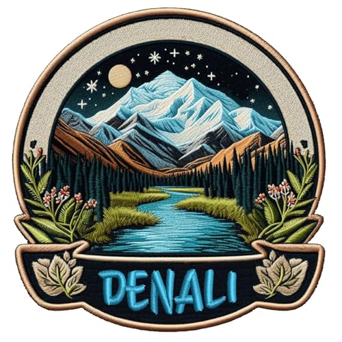 Patch Denali National Park Alaska Logo Emblem