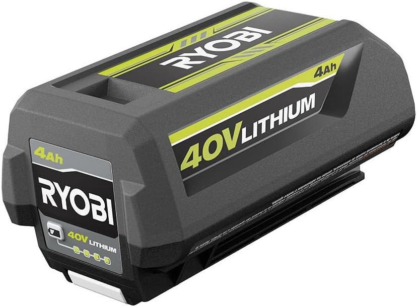 RYOBI 40-Volt 4 Ah High Capacity Battery and 40-Volt Lithium Rapid Charger Combo Kit (OP40404 & 0P406VNM)