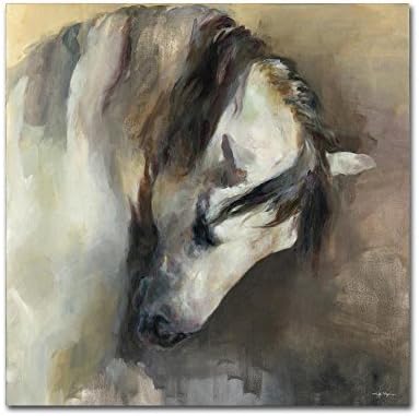 Classical Horse by Marilyn Hageman, 24x24-Inch Canvas Wall Art