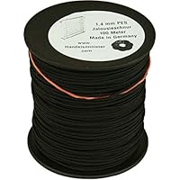 ARTSEWPLY Jalousien Zugschnur Set - Schwarzes Ersatzseil Mit 8 Knöpfen Für Plissee