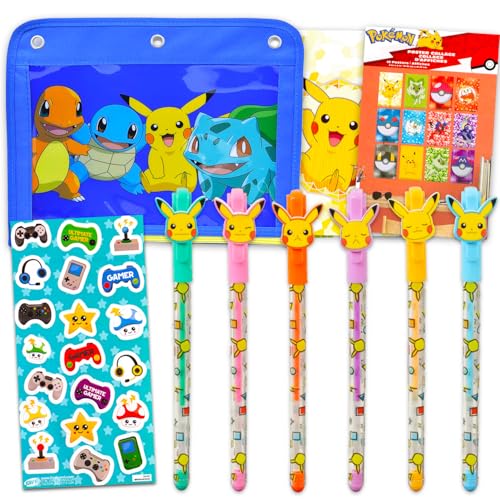 Fournitures scolaires Pokémon pour organiser le sac d'école des enfants sans perdre un stylo