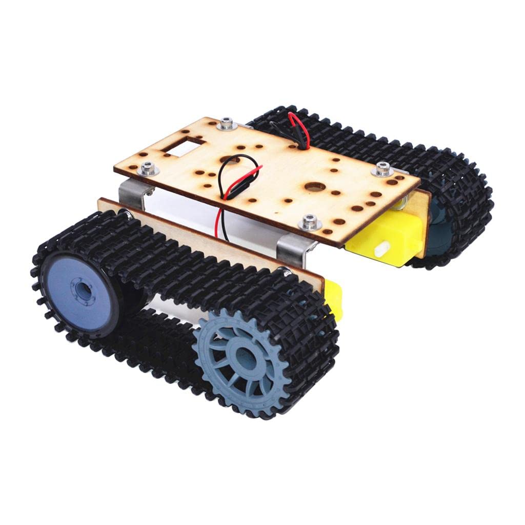 Robot Tanque Chasis Crawler Automóvil Metálico Kit DIY con de Plástico de Alta Elasticidad Adecuado para de Robótica Laboratorios