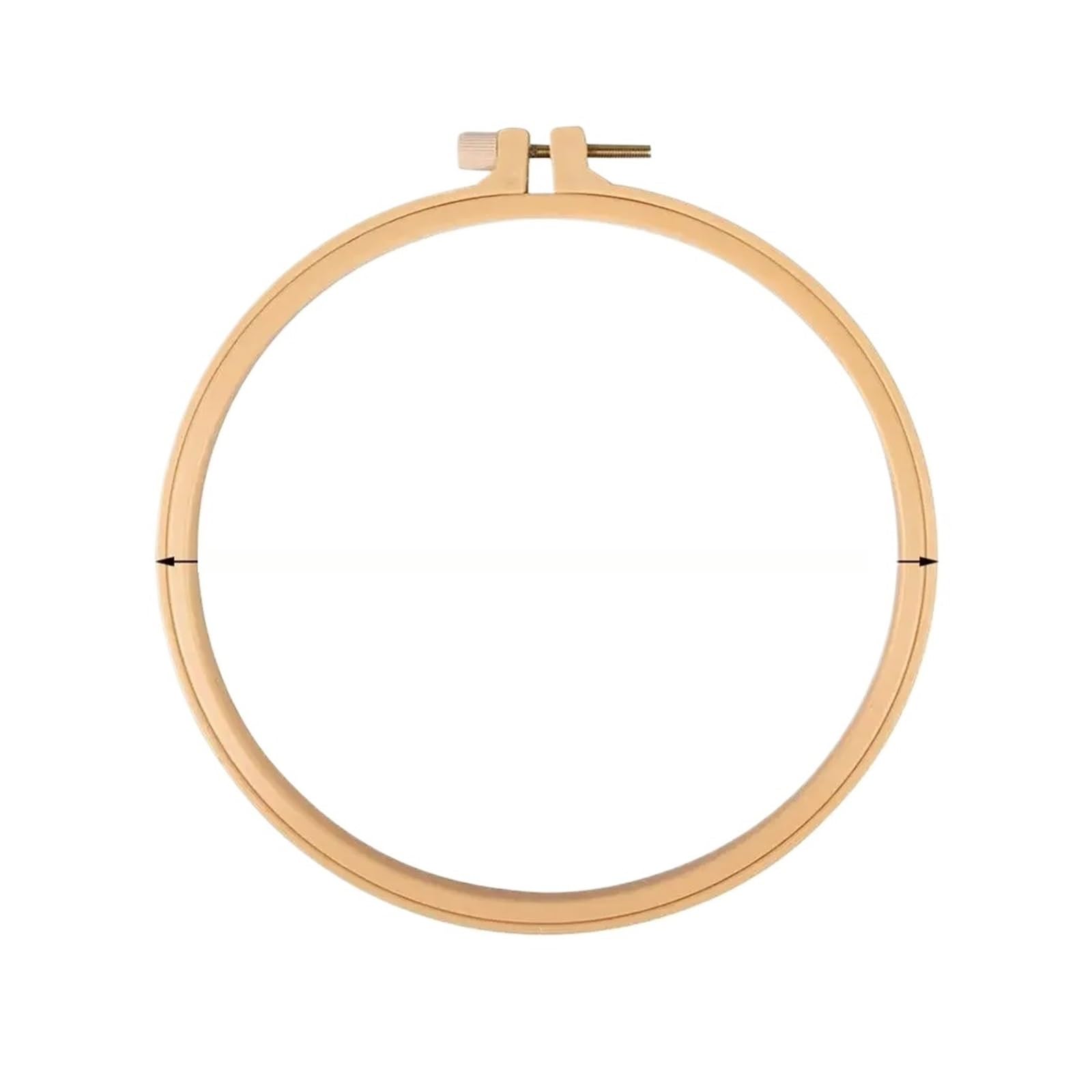MRKU Soporte para Bastidor de Bordado DIY, Kit de Costura para Punto de Cruz, Mini Bastidor de 5/6/8 Pulgadas, Anillo de plástico Redondo para Manualidades y Costura.