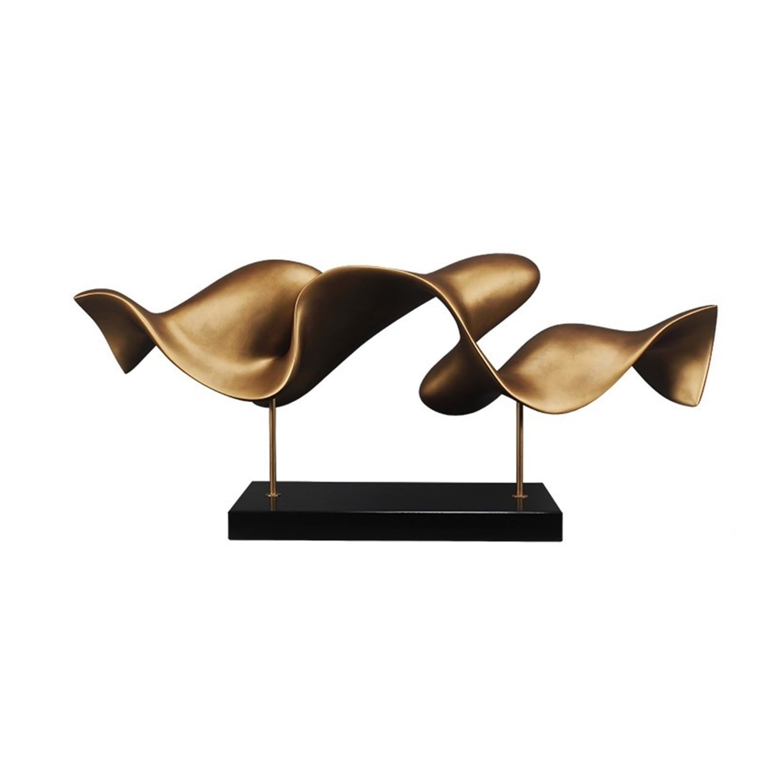 NIUHUAHUI Desktop Ornaments, Modern Living Room Decorative Fiberglass Sculpture, Large-scale Abstract Artwork