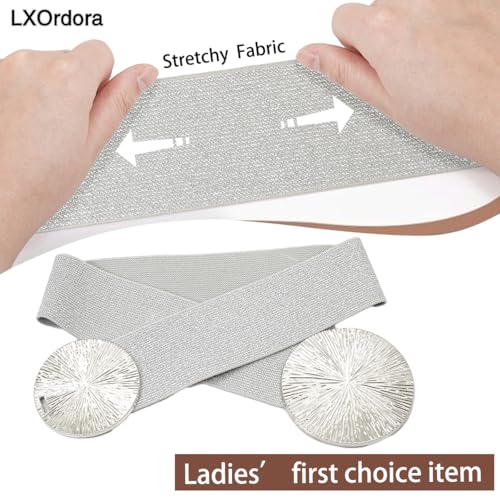 Wide Elastic Belts for Women Stretchy Skinny Cinch Waist Belts for Dresses4