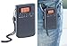 Produktbild auvisio Pocketradio: UKW-/MW-Taschenradio mit LCD-Display, Wecker, DSP, PLL-Tuner (Camping Radio)