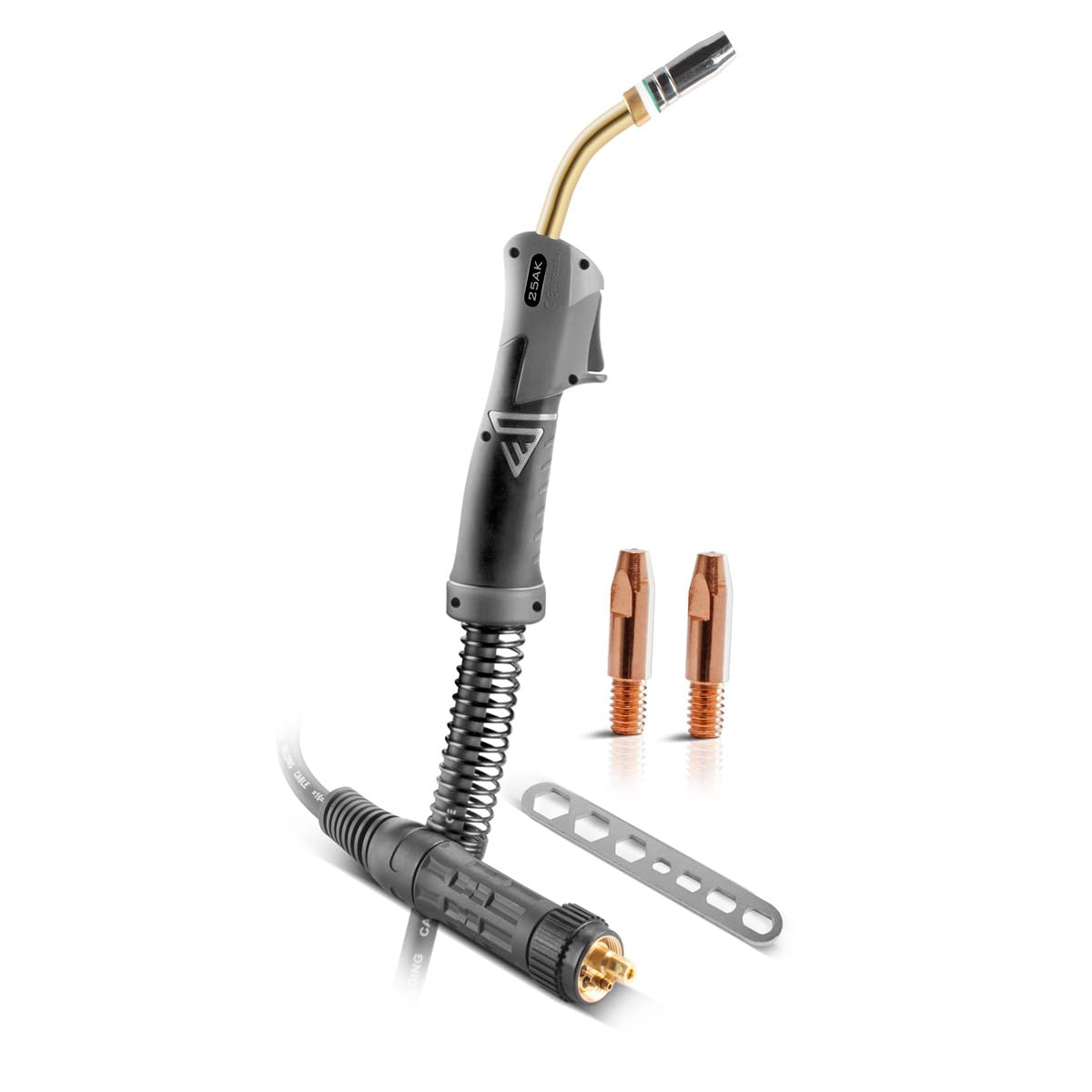 STAHLWERK antorcha de soldadura AK25/MB25 con paquete de mangueras 5m conexión Euro central, máquinas de soldar, refrigerada por gas, ligera, flexible