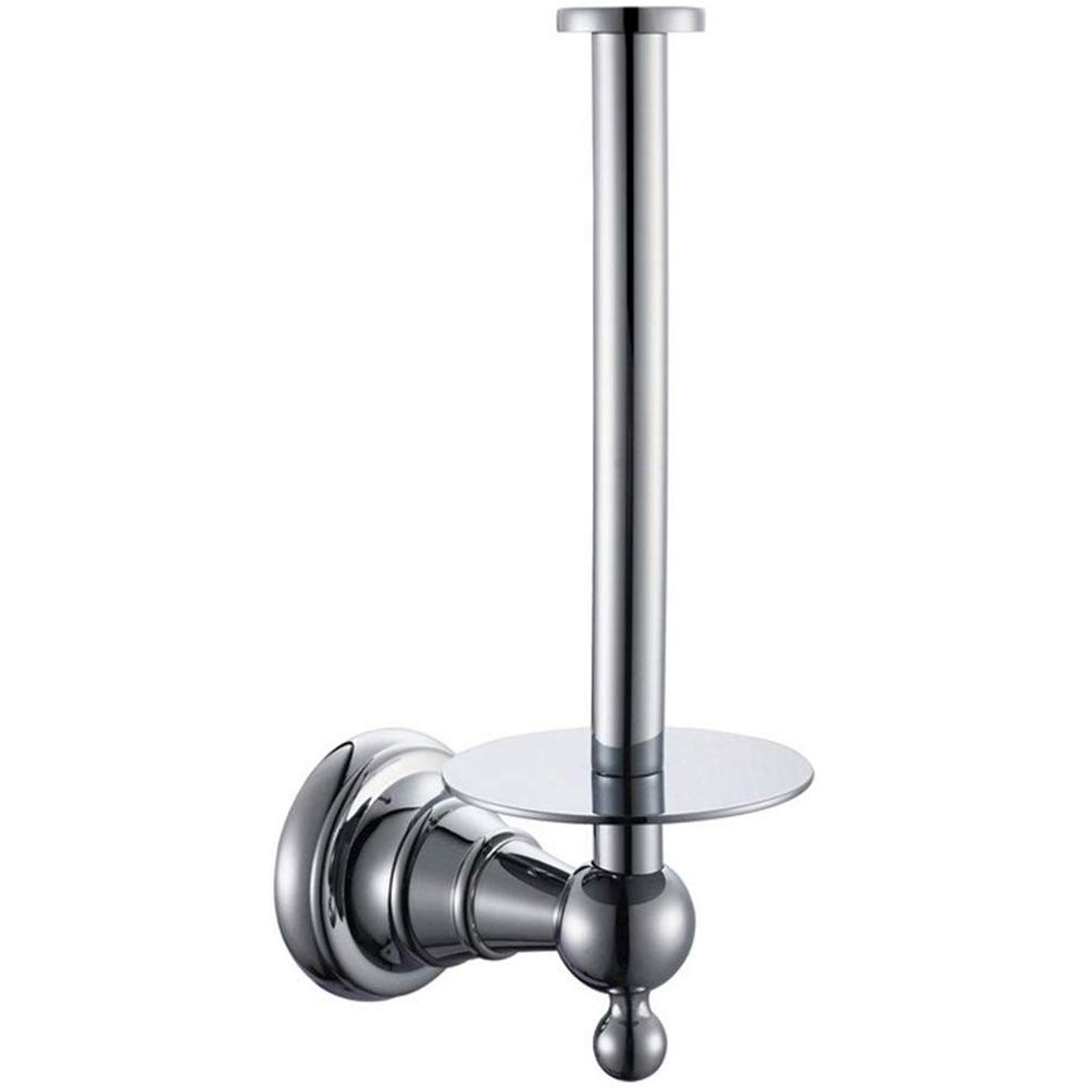 Weirun Toilet Paper Roll Holder Storage Bathroom Paper Dispenser Tissue Hanger Contemporary Style Wall Mount,Chrome
