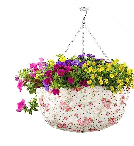 WENKO Blumen-Ampel ROSENDEKOR Hängeampel Pflanzenampel