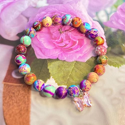 Image of Butterfly Jewelry Gifts - Butterfly Necklace Bracelet for Women