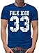 Produktbild TShirt-People Polk High 33 Bundy T-Shirt Herren M Royalblau