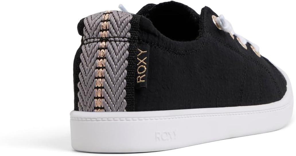 Roxy Women's Bayshore Plus Sneaker, Grey, 8.5 - Image 3