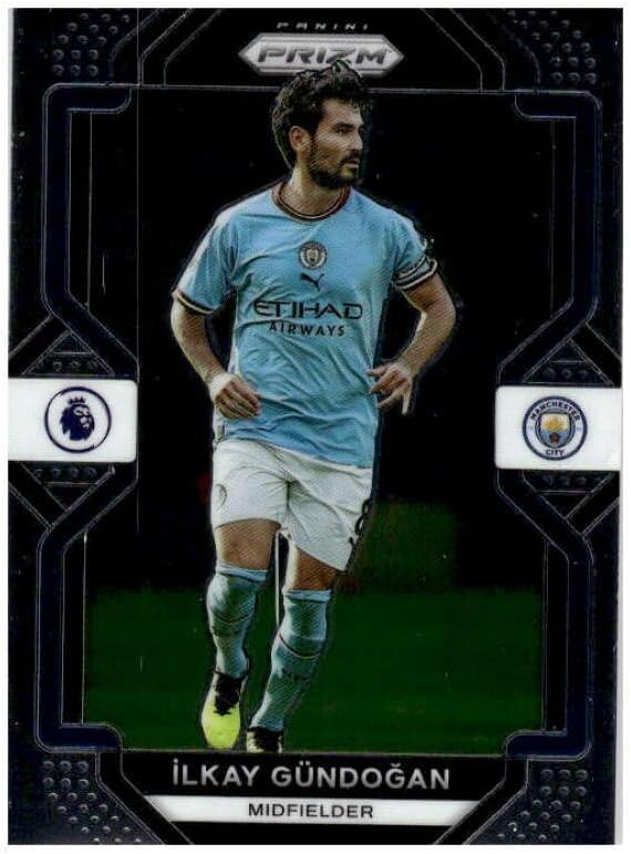 2022-23 PANINI PRIZM PREMEIR LEAGUE #13 ILKAY GUNDOGAN MANCHESTER CITY FOCCER OFICIAL COLECCIÓN DEL PRO