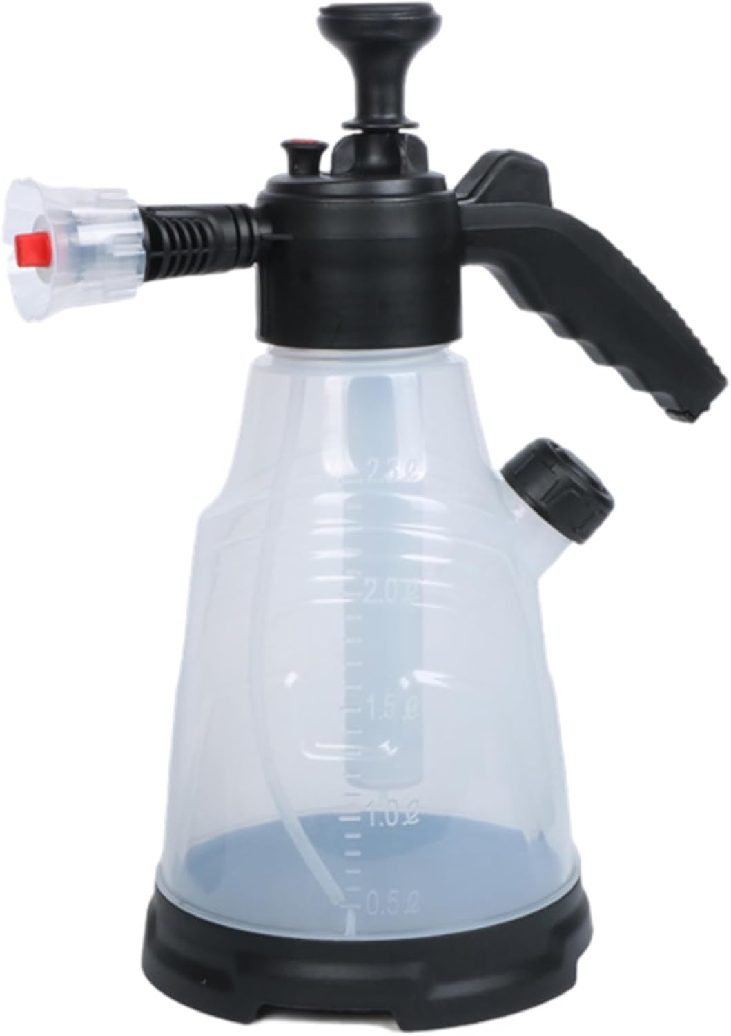 Foamer Sprayer Foam Sprayer, 2.3L Thick Plastic Car Wash with 2 Nozzles Foaming Spray Bottle for Car, Garden, Home, Hotel Cleaning, White